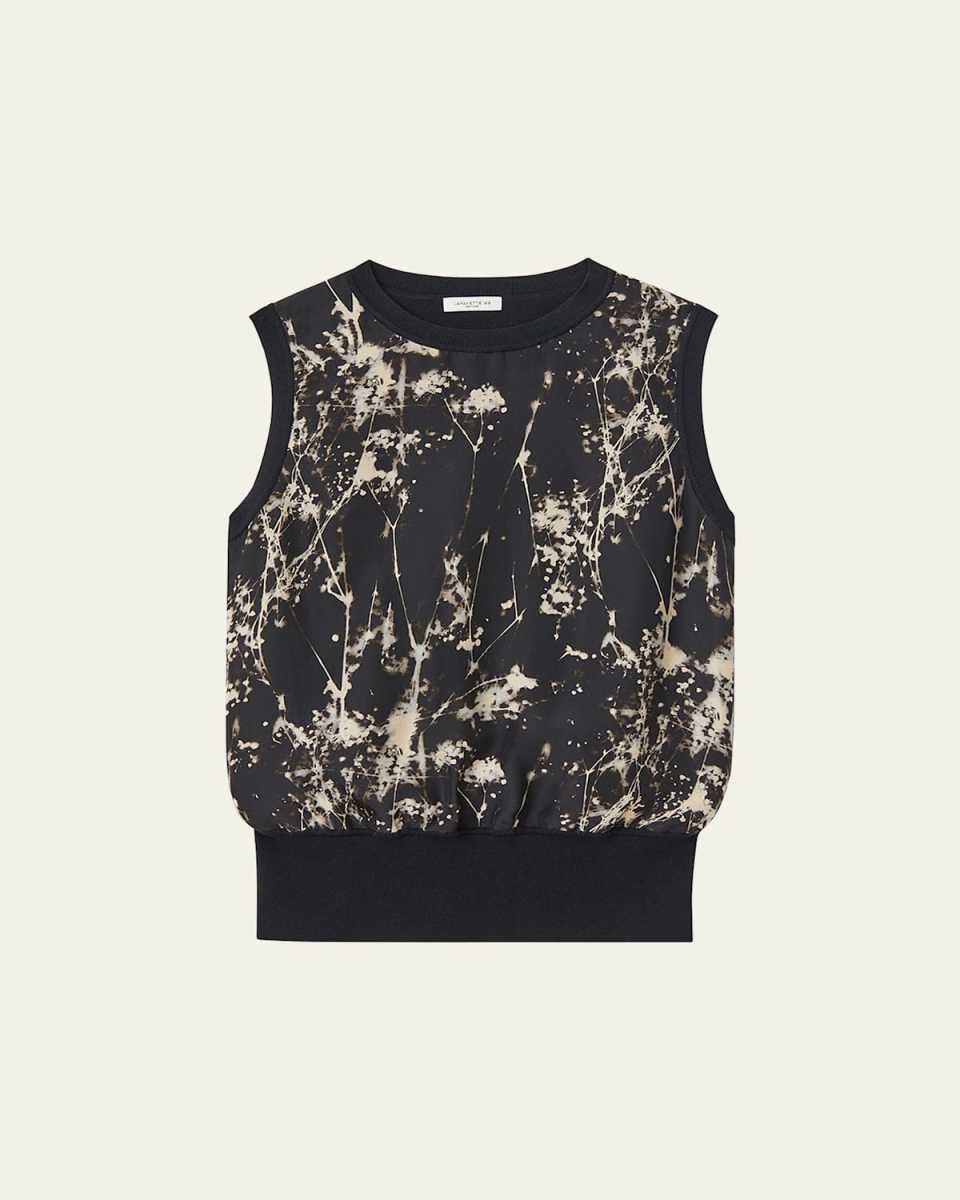 Splatter-Print Crewneck She